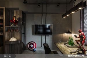 和 Marvel 英雄一起生活！宛如電影的 17 坪工業窩_視覺圖