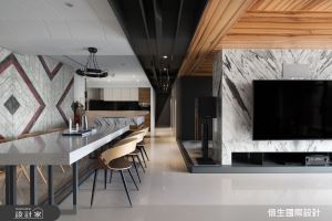 掀起時尚設計風潮！90 坪個性有型現代宅_視覺圖
