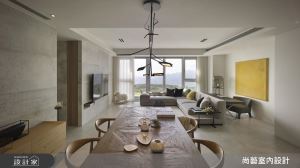 讓連綿山景成為主角！坐享恬靜自然的 35 坪簡約宅_視覺圖