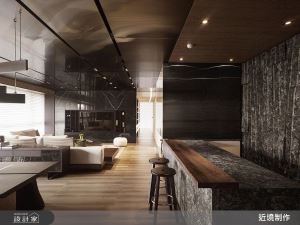 時代性極簡風格 量體 x 材質 x 軸線的縝密呼應_視覺圖