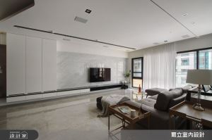 簡約客廳 x 輕古典臥房  一次擁有住宅的雙重個性_視覺圖