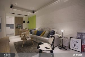 17 坪零採光狹長老屋  化身清新明亮北歐宅！_視覺圖