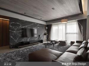 溫潤木質 X 石材肌理 刻劃夢想住宅的時尚風範_視覺圖