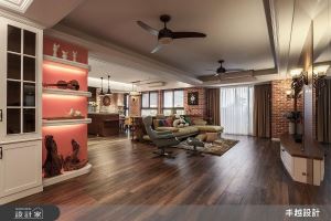 鄉村風大宅復古情懷！珊瑚色 x 紅磚牆 x 小碎花的浪漫交會_視覺圖