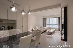 格局重新定位！動線一氣呵成的黑白系採光好宅_視覺圖