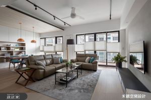 這樣的色彩材質最紓壓！中古屋改造休閒風居家_視覺圖