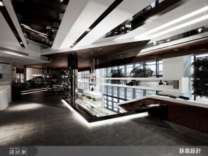 太極之勢，複合髮藝沙龍、餐飲、花藝、SPA的商業空間_視覺圖