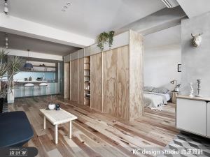 如何扭轉22坪中古屋昏暗印象？用建材、收納、採光大改造_視覺圖