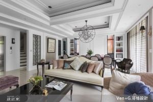 優雅純白的氣質典範！ 130 坪貴族美式風莊園別墅_視覺圖