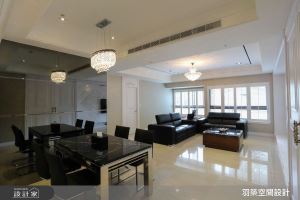 新古典風打造 27 坪 3 房 2 廳！集俐落、細膩、高雅於一身_視覺圖