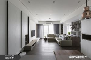 這麼寬敞的家竟只有 25坪！淺灰控喜愛的減壓系居宅_視覺圖