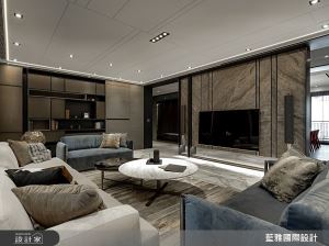 唯有豪邸獨具的氣勢與精度！十字軸線的大器新潮設計_視覺圖