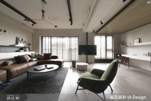 書房、客廳、餐廳的三角關係！開放自由的 Loft 風視野_視覺圖