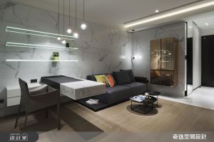 高貴不貴、前衛輕盈！專為新婚夫妻打造的 9 坪時尚家_視覺圖