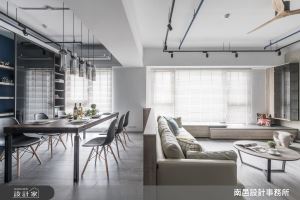 這麼寬敞怎麼辦到的？一家 5 口的 45 坪日光透亮美宅！_視覺圖