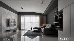 黑白配這樣設計超美型！33坪的現代風理性之居_視覺圖