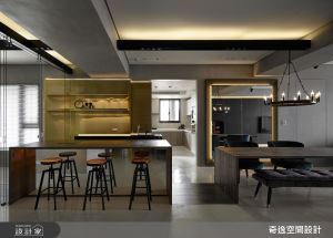 我家好開闊！ 鏡面X展示收納X大型中島 展演現代與工業風尚_視覺圖