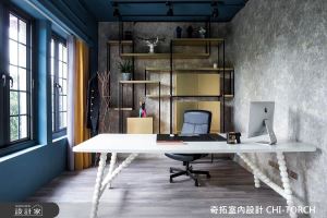 鏡射美好記憶！40 歲老屋蛻變住辦合一法式後現代宅_視覺圖