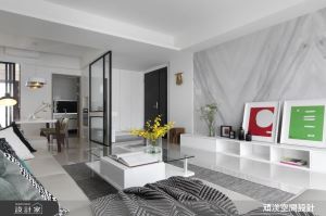 黑白灰視覺降溫法！夏季限定的現代風涼爽好宅_視覺圖