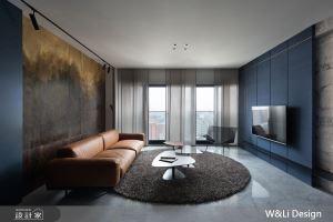 普魯士藍玩出魔幻都會風情 色彩與光影混搭靈感私宅_視覺圖