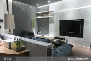 成熟系的你才懂！30 坪黑白灰混搭宅的浪漫藍調_視覺圖