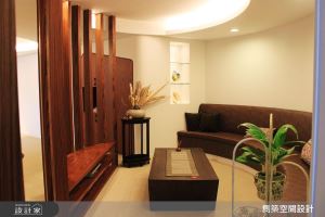 圓弧語彙X深色木作 用現代風打造心靈療癒的殿堂_視覺圖