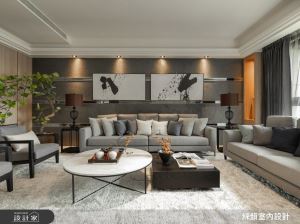 豪宅傾注現代風韻，大地色系的內斂典雅_視覺圖