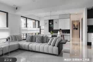 淺嚐綠色景觀陽台！小家庭與日光共住黑白宅邸_視覺圖