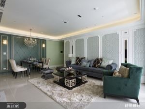 隱身湖水綠的層層密室！掀開 40 坪新古典宮廷的面紗_視覺圖