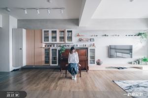 書房、客廳、琴房一次整合！文青必備的收納型宅_視覺圖