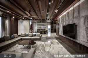 視覺尺度無限開闊 氣度非凡的現代風豪邸_視覺圖