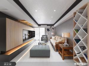 黑白時尚混搭溫暖木意，打造老屋清新容顏！_視覺圖