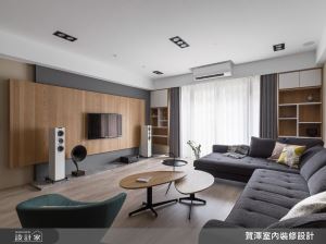 家也能這麼有溫度！暖暖木紋質感鋪敘一片無印良品風_視覺圖