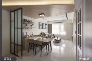 三角形的優雅核心！小夫妻共築 17 坪清新休閒宅_視覺圖