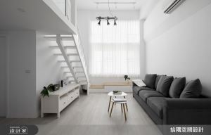 融化樓中樓老屋 吹起夢幻白雜誌風的時尚居家_視覺圖