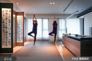 打造東方人文韻味，用書法及鐵窗花點綴詩意暖木家居_視覺圖