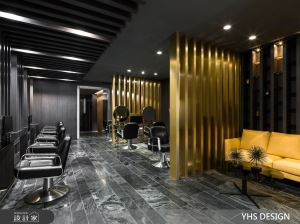 走進時尚髮廊，看見木格柵、大理石、金屬的趣味混搭！_視覺圖