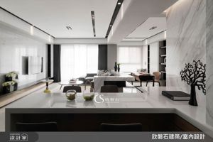 大中島+開放書房+機能臥榻 穿透力十足現代風家屋_視覺圖