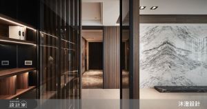 大理石 X 木隔柵 X 不鏽鋼！63 坪大宅沉穩高雅不舖張_視覺圖