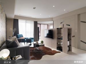 17 坪現代風居家，更衣間、小吧檯、美客廳都在這裡！_視覺圖