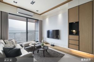 小家庭的居家示範！珪藻土 X 系統櫃打造休閒風小宅_視覺圖