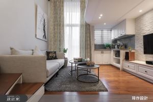 13 坪的美式風樓中樓，老屋翻新變身單身小豪宅_視覺圖