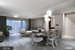 誰說灰白配很單調！乾淨卻具機能的雙人現代宅_視覺圖