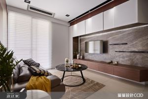 穩重木搭時尚白！打造耐看型現代小豪宅_視覺圖