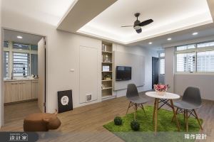 系統櫃重拾老房子美景！20 坪北歐新婚宅耐看好收_視覺圖