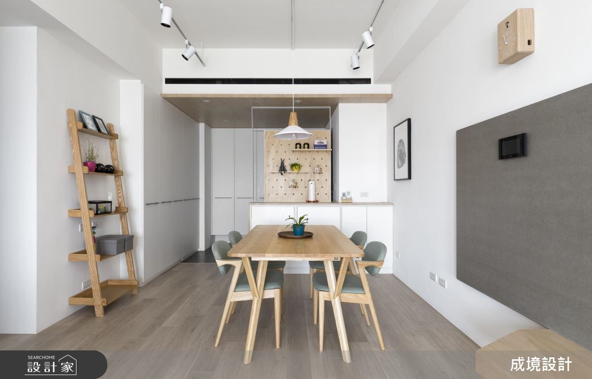 26 坪北歐宅減壓配方！木地板 X 灰白牆 X 暖日光