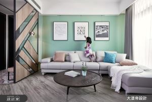 流動空間裡揮灑Tiffany藍色調 交織簡單溫馨的幸福天堂_視覺圖