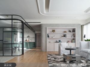 驚豔的透亮玻璃屋與tiffany藍廚房 進化新古典家屋_視覺圖