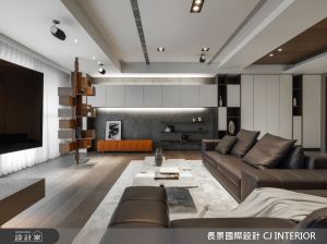 燈光柔美，氣氛慵懶！92 坪低奢現代宅任你鬆懈_視覺圖