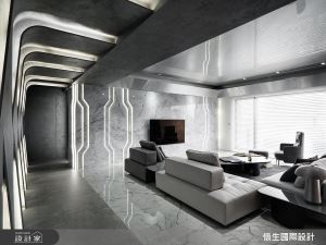 灰色現代科技感豪宅，在最微小的尺度間施展最強大的設計力度！_視覺圖
